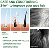 Image of Black Hair Spray Dense Nourishing Roots Shine Smooth Natural Black Hair Cover White Hair Conditioner Spray
