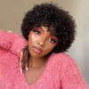 Image of Large Bouncy Afro Kinky Curly Wigs For Black Women Glueless Pre Plucked Machine Made Wig Brazilian Virgin Remy Human Hair Wigs