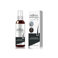 Hair Darkening Spray, Natural Black Hair Cover White Hair Smooth Shiny Moisturizing Dense Hair Conditioning Spray