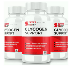 (3 Pack) Sweet Relief Glycogen Support - Sweet Relief Blood Vessel Cleaner (180 Capsules) - ARMOLEY
