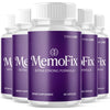 Image of (5 Pack) MemoFix Advanced All Natural Brain Health Support Memo Fix 300 Capsules