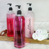 Image of 32 oz Clear Plastic Pump Bottles Set for Shampoo, Conditioner, and Body Wash - 3 Pack