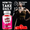 Image of (1 Pack) Jelly Trim ACV Gummys 1000MG Advanced Jelly Trim Supplement 60 Gummies