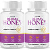 Image of (2 Pack) Derma Honey Pills Advanced Formula Support Healthy Skin DermaHoney 120 Capsules