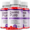 Image of (3 Pack) Derma Pure ACV Gummys 1000MG Advanced DermaPure Supplement 180 Gummies