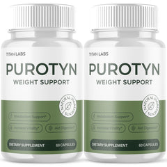 (2 Pack) Purotyn Advanced Energy & Fitness Support Formula Puro Tyn 120 Capsules