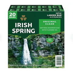 Irish Spring Bar Soap, Original Clean (4 Oz., 20 Ct.)