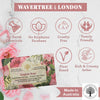 Image of English Rose Scented Natural Soap Bars for Men & Women (2 X 7Oz) – Moisturizing Triple-Milled Soap Bars Enriched with Shea Butter – Plant-Based Bath & Body Bar for All Skin Types
