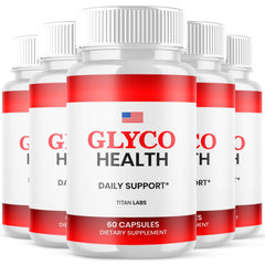 (5 Pack) Glyco Health Advanced Blood Health Support Formula GlycoHealth 300 Capsules