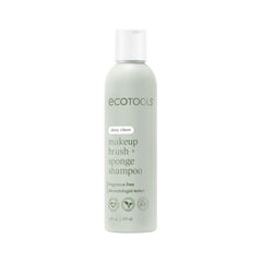 Fragrance-Free Cleanser Shampoo for Makeup Brushes, Sponges, and Puffs - 6 Fl. Oz. (177 mL) - Vegan and Cruelty-Free, Gentle Formula for Effective Makeup Removal