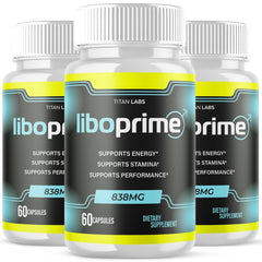 (3 Pack) LiboPrime Advanced Male Health Support Formula Libo Prime 180 Capsules