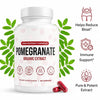 Image of 3Pack Alevia Pomegranate Capsules 60ct Organic Extract Antioxidant