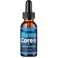MemoCore Brain Support Drops for Enhanced Memory and Focus (2 oz)