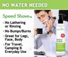 Image of Speed Shave Waterless Shaving Cream - All-Natural Dry Shave Gel for Men and Women, 8 oz - Smooth Skin All Day, Ideal for Travel
