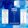 Image of (1 Pack) Meta Core Advanced Energy & Fitness Support Formula MetaCore 60 Capsules