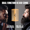 Image of Beard Grooming Kit for Men: Brush, Comb, Oil, and Balm for Growth, Styling, Shine, and Softness - Ideal Travel Set and Gift Option