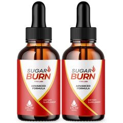 (2 Pack) Sugar Burn Blood Support Drops SugarBurn Vitamin Supplement 60 Servings