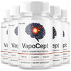 Image of (5 Pack) VapoCept Nootropic Natural Brain Health Support Formula Vapo Cept 300 Capsules