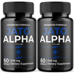 (2 Pack) Jato Alpha Advanced Male Health Support Formula JatoAlpha 120 Capsules