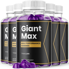 (5 Pack) Giant Max ACV Gummy Male Health Support Supplement GiantMax 300 Gummies