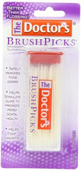 Doctor's Brushpicks Interdental Toothpicks - 120 Picks per Pack (6-Pack)