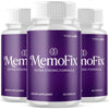 Image of (3 Pack) MemoFix Advanced All Natural Brain Health Support Memo Fix 180 Capsules