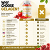 Image of (1 Pack) Gelagen Gummy Advanced Skin Health Support Formula Gela Gen 60 Gummies