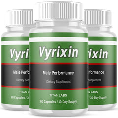 (3 Pack) Vyrixin Advanced Male Health Support Supplement Vyri Xin 180 Capsules