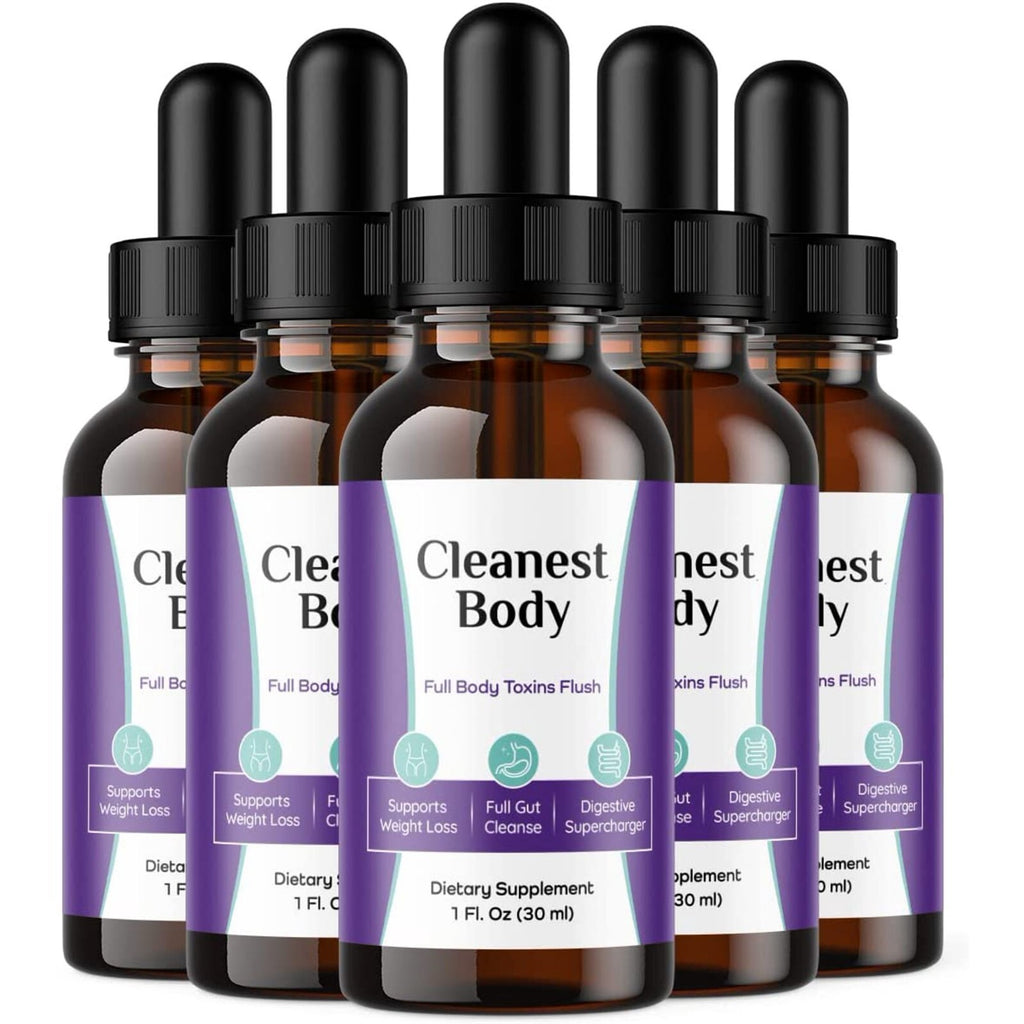 Optimal Cleanse 5-Pack - Comprehensive Body Cleanse Drops for Optimal Flush Management ...
