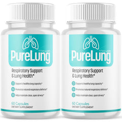 (2 Pack) PureLung Advanced Respiratory Health Support Formula Pure Lung 120 Capsules