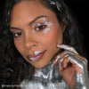 Image of Makeup Metallic Powder (0.17 oz) with Mixing Liquid (1 oz) - Silver