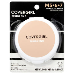 Trublend Pressed Powder, Shade 004 Translucent Medium, 0.39 Ounce (Single Pack)