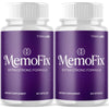 Image of (2 Pack) MemoFix Advanced All Natural Brain Health Support Memo Fix 120 Capsules