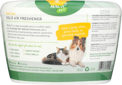 Pet Solid Air Freshener - Odor Eliminator for Home, Ideal for Dog & Cat Areas and Litter Boxes, Fresh Citrus Scent, 20 Ounces, 2-Pack