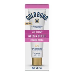 Gold Bond Ultimate Neck & Chest Firming Cream 2 Ounce Moisturizing Lotion With