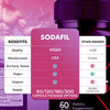 Image of Sodafil Advanced Male Health Support Formula Soda Fil Supplement 60 Capsules