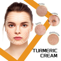 Turmeric Face Cream for Acne and Blemish Treatment - Organic Moisturizer for Skin Care (50G) - Ideal Christmas Gift