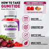 Image of (1 Pack) VitaReset ACV Gummys 1000MG Advanced Vita Reset Supplement 60 Gummies
