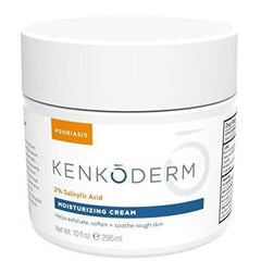 Kenkoderm Psoriasis Moisturizing Cream - 10 oz Jar | Dermatologist Recommended