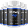 Image of (5 Pack) Memory Edge Natural Brain Supplement MemoryEdge 300 Capsules