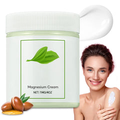 Magnesium Cream for Neuropathy - 118ML (4OZ) Body Butter for Deep Moisturization and Smooth Skin, Suitable for All Skin Types