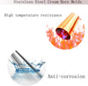 Image of 20-Pack Stainless Steel Cream Horn Molds, 5.5-Inch Baking Cones and Cannoli Tubes, Standing Cone Shape for Ice Cream and Pastry Making