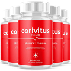(5 Pack) Corivitus Advanced Blood Health Support Formula Cori Vitus 300 Capsules