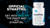 Image of Synaptril Natural Brain Health Support Formula Synap Tril 180 Capsules