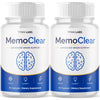 Image of (2 Pack) MemoClear Advanced All Natural Brain Health Support Memo Clear 120 Capsules