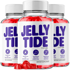 (3 Pack) Jelly Tide ACV Gummys 1000MG Advanced Supplement JellyTide 180 Gummies