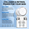 Image of Advanced Night Cream Face Moisturizer with Retinol, Collagen, and 10% Niacinamide - Anti-Wrinkle and Anti-Aging Formula for Women - 1.7 Oz - Made in USA