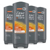 Image of Dove Men+Care Skin Defense Body Wash, 4-Pack, 18 Oz Each - Nourishing Formula for Smooth, Hydrated Skin and Effective Bacteria Removal