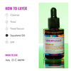 Image of Squalane Oil - Hydrating Moisturizer for Face, Skin, and Hair, Enhancing Plumpness, Firmness, and Anti-Aging Benefits