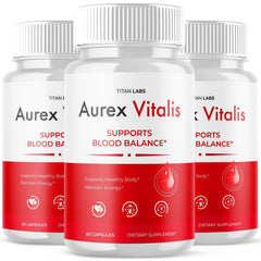 (3 Pack) Aurex Vitalis Advanced Blood Health Support AurexVitalis 180 Capsules